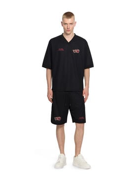 OFF WHITE Off-White™ c/o AC Milan Tech Shorts BLACK RED 44MCI01DG25F001
