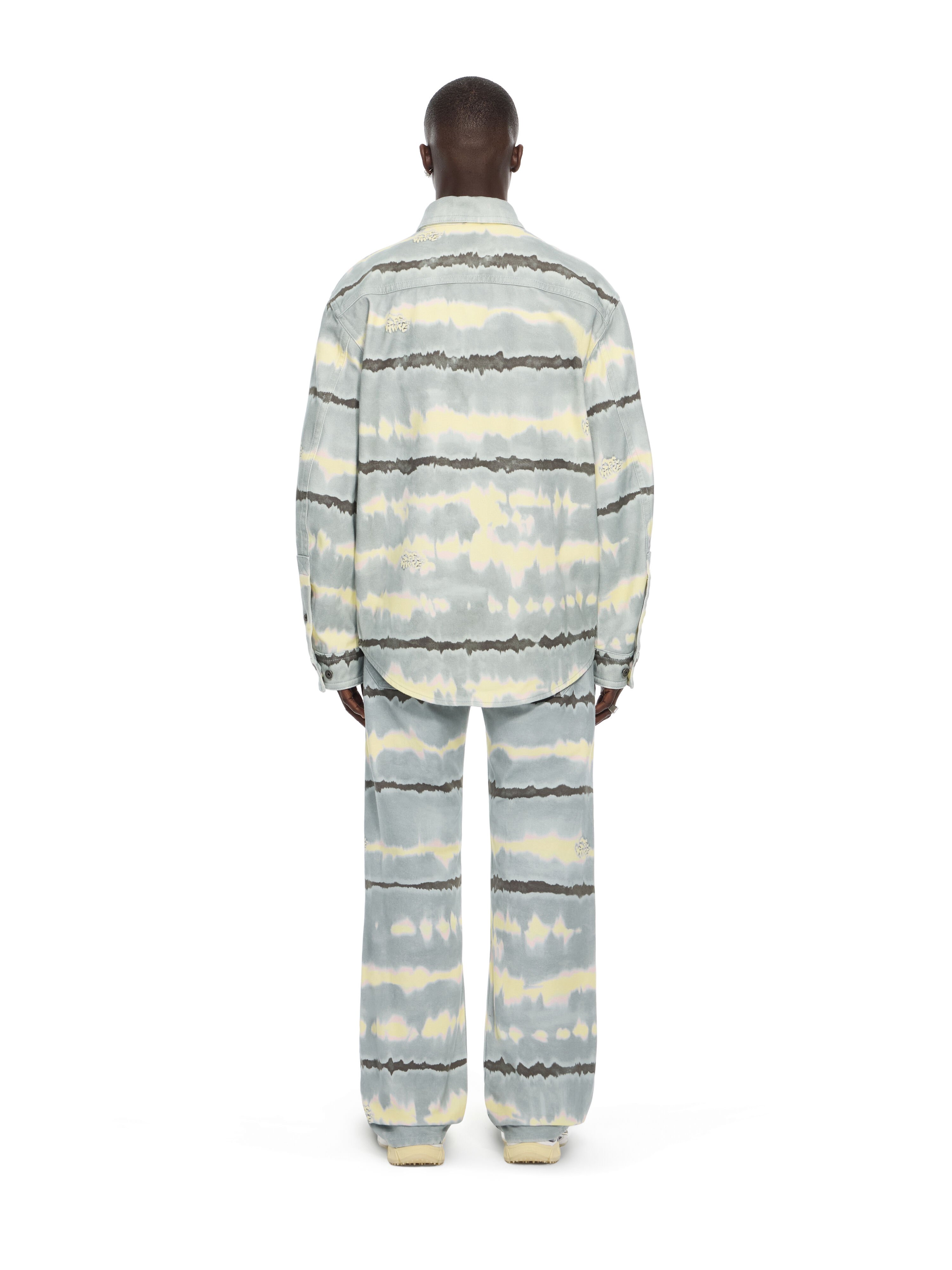 OFF WHITE All-over Tie-dye Slim Relax Jeans BLUE GREY 44MYA18JZ26D004