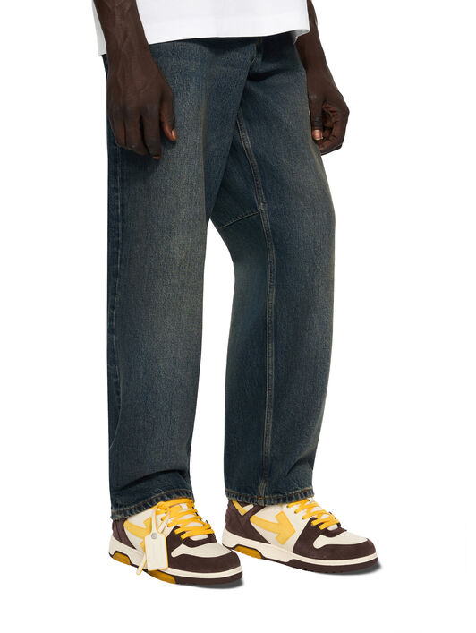 OFF WHITE Out Of Office Sneaker DARK BROWN/ORANGE OF05730210