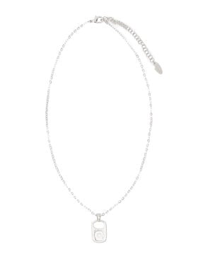 OFF WHITE Can Tab Necklace SILVER - SILVER OMOB15YF25MET001