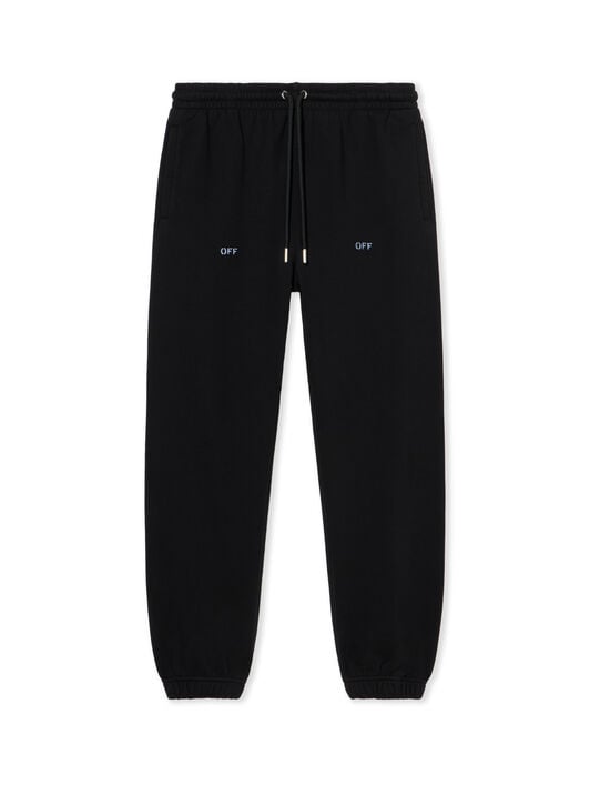 Stencil Arrow Sweatpants OFF WHITE Stencil Arrow Sweatpants BLACK - CLOUDY OMCH057F25FLE003