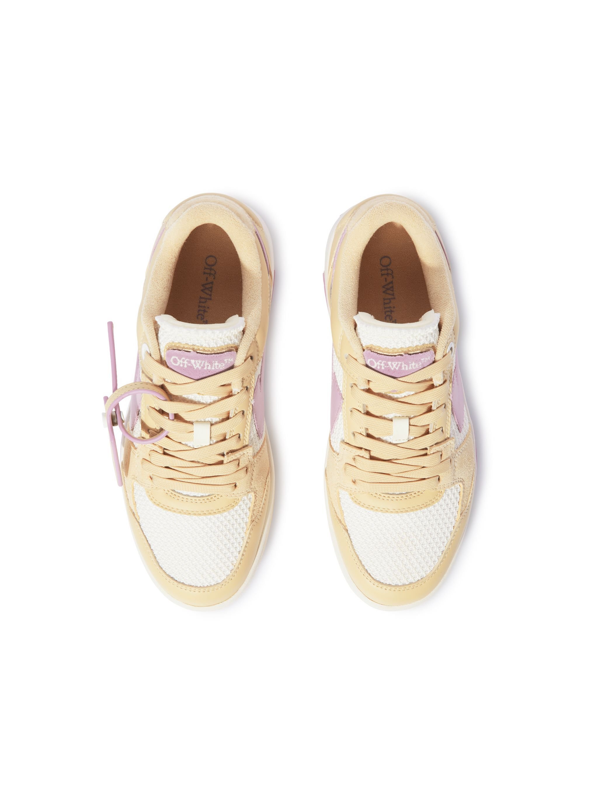 OFF WHITE BEIGE/LAVENDEL SLIM OUT OF OFFICE SNEAKER NEUTRAL OWIA276S25LEA001
