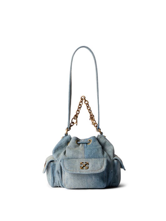 Dumbo.B Denim Bucket Bag OFF WHITE Dumbo.B Denim Bucket Bag DIRTY BLUE - NO COLOR OWMY002F25DEN001