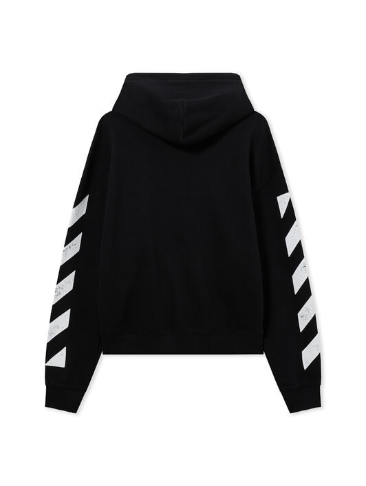 LAB L/AB Core Diagonal Zip Hoodie BLACK 44LABF26K050
