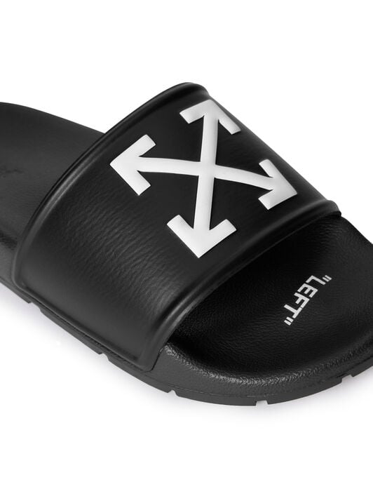 ARROW SLIDER OFF WHITE ARROW SLIDER BLACK - WHITE OWIU003C99MAT001