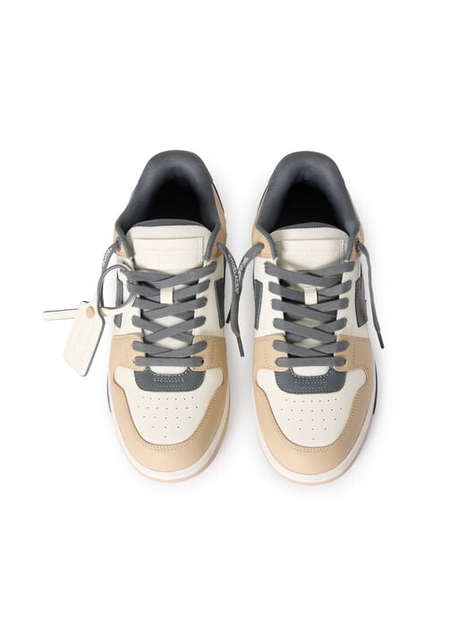 OFF WHITE Out Of Office Sneakers BEIGE - DARK GREY OMIA189S26LEA003