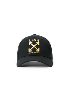 LAB L/AB Arrows Embroidered Baseball Cap BLACK/GOLD LAB7200168