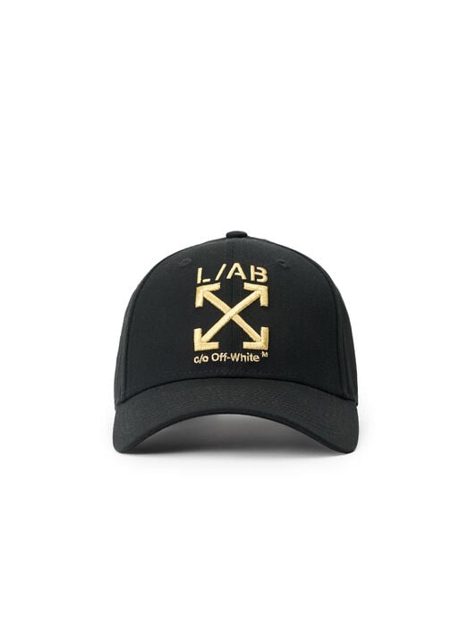 LAB L/AB Arrows Embroidered Baseball Cap BLACK/GOLD LAB7200168