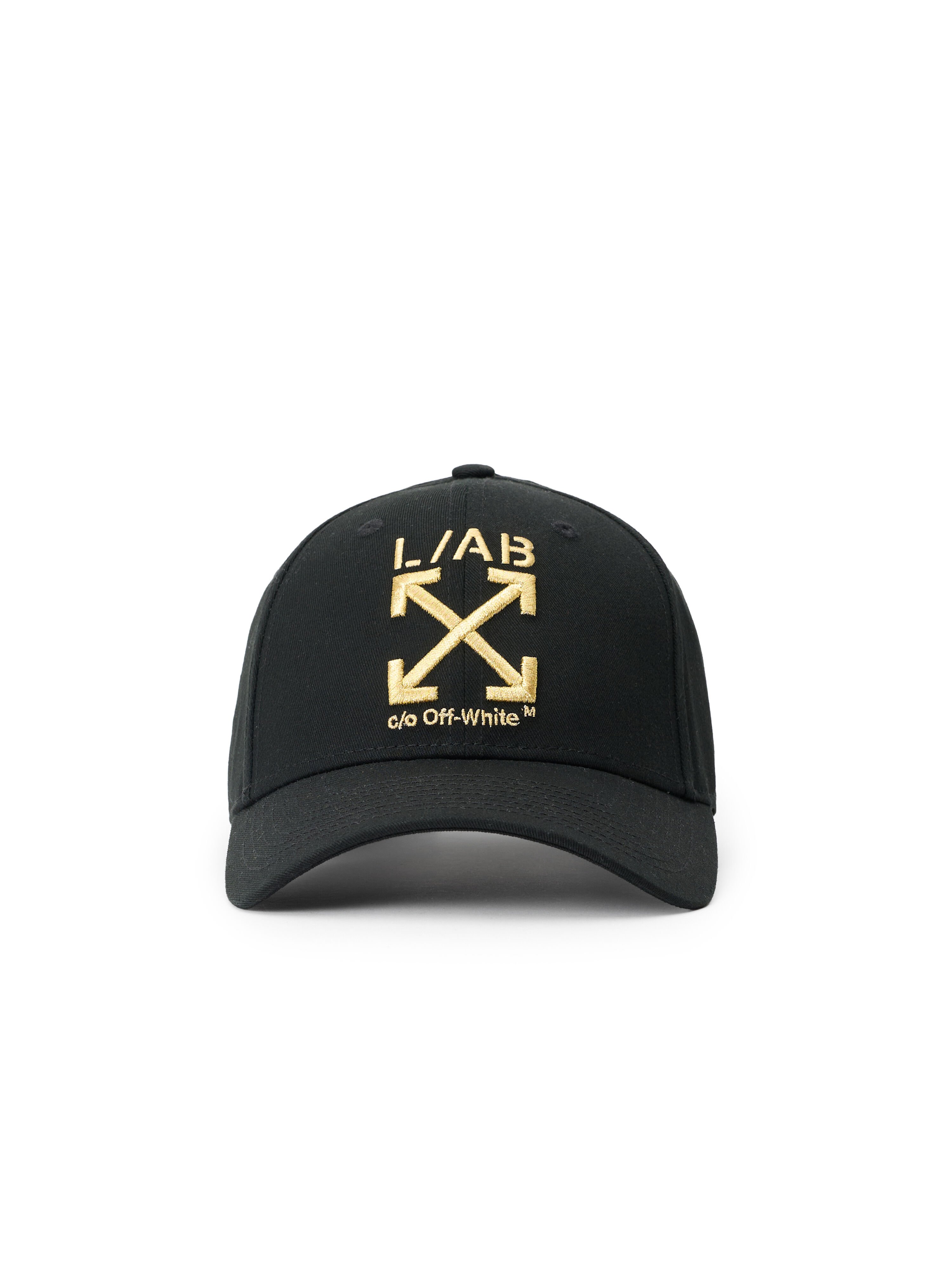 LAB L/AB Arrows Embroidered Baseball Cap BLACK/GOLD LAB7200168