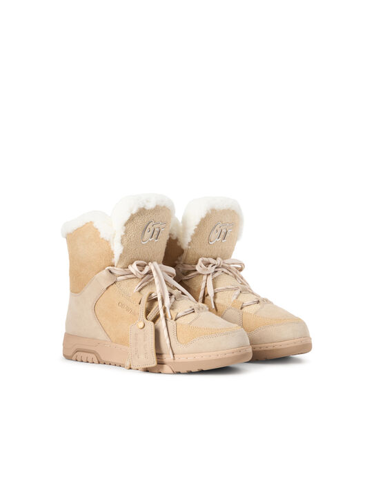 OFF WHITE Winter Boots DARK SAND/ OAT OMIY003F25LEA001