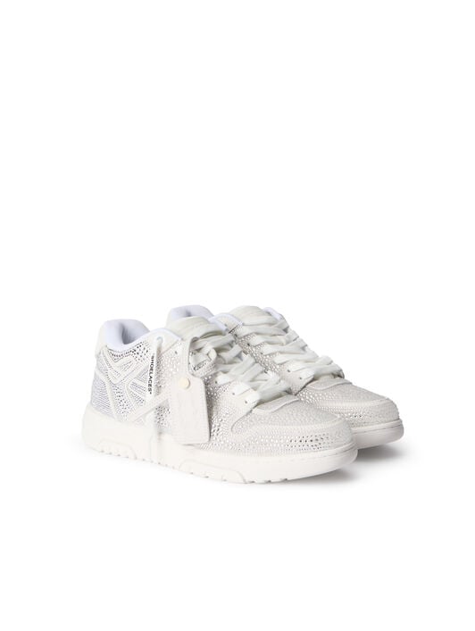 Out Of Office Strass Sneakers OFF WHITE Out Of Office Strass Sneakers WHITE - SILVER OMIA189C99LEA018