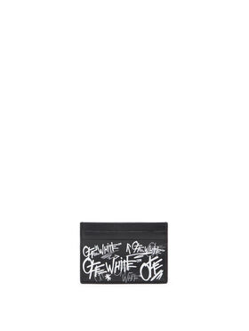 OFF WHITE Logo Card Case BLACK OMND09BS26LEA004