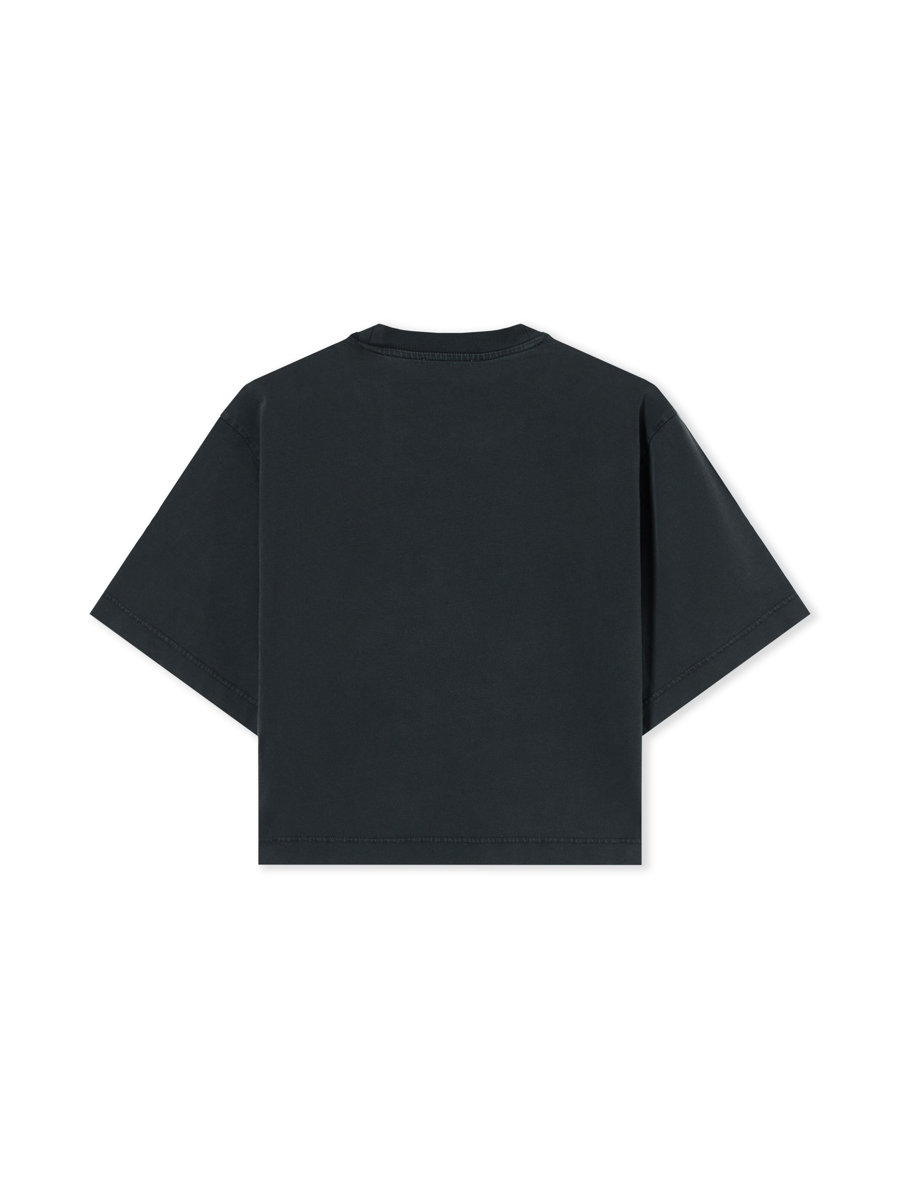 Bookish Flower Crop Tee OFF WHITE Bookish Flower Crop Tee Fade Out Black White 2FA00640T