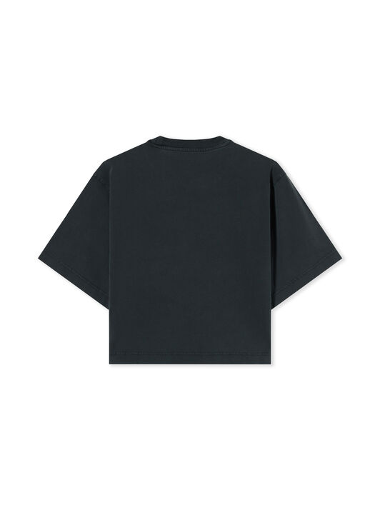 Bookish Flower Crop Tee OFF WHITE Bookish Flower Crop Tee Fade Out Black White 2FA00640T