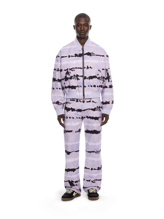 OFF WHITE All-over Tie-dye Slim Relax Jeans COSMIC SKY 44MYA18JZ26D003