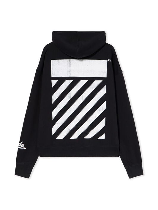 Big Off Diagonal Skate Hoodie OFF WHITE Big Off Diagonal Skate Hoodie BLACK - WHITE OMBB085F25FLE00Q