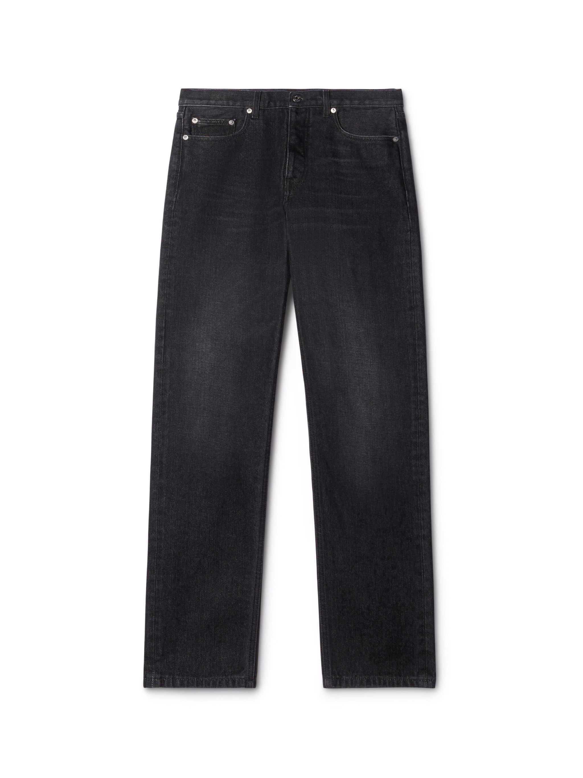 OFF WHITE Vintage Black Arrow Tapered Jeans BLACK OMYA175C99DEN001