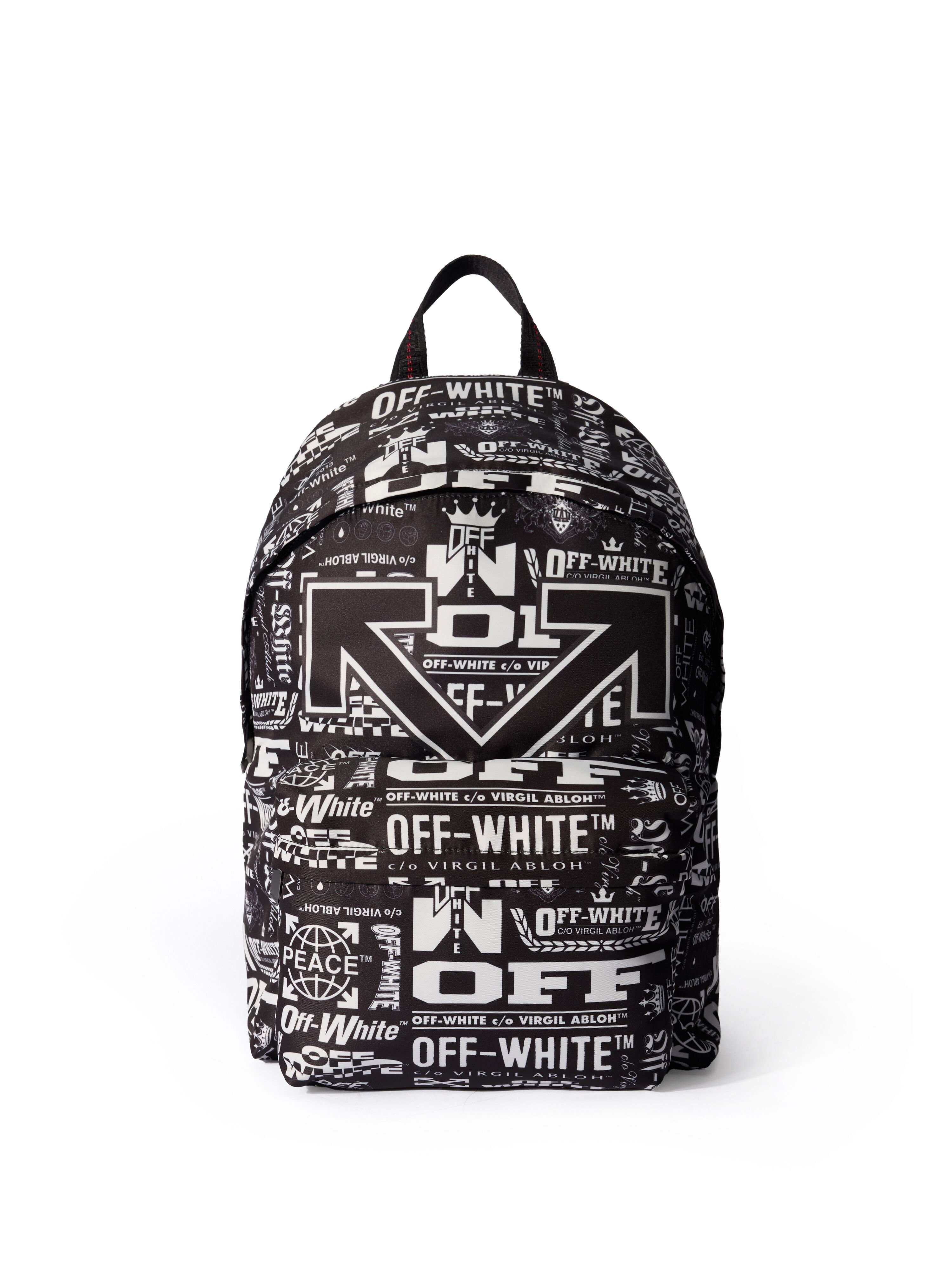 OFF WHITE Heritage Multilogo Backpack WHITE SNOW - NO COLOR OMNB123F25FAB002