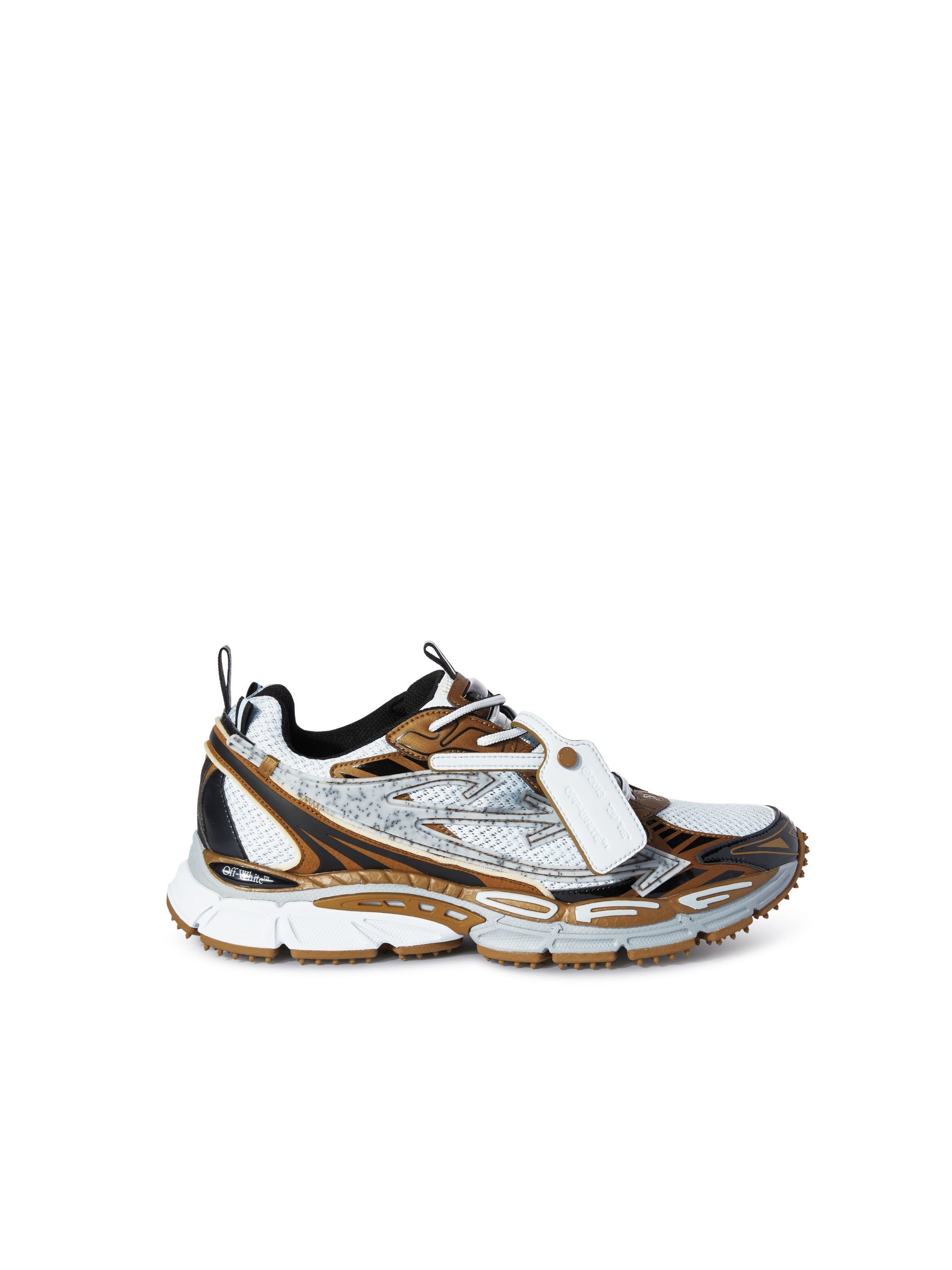 OFF WHITE Sneakers Be Right Back Argento/Bronzo MARRONE OMIA295S25FAB004