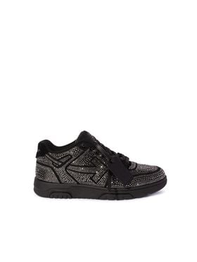 OFF WHITE Full Strass Black Out Of Office BLACK OMIA189F24LEA009