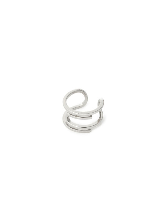 OFF WHITE Paperclip Ring SILVER - SILVER OMOC07VS26MET001