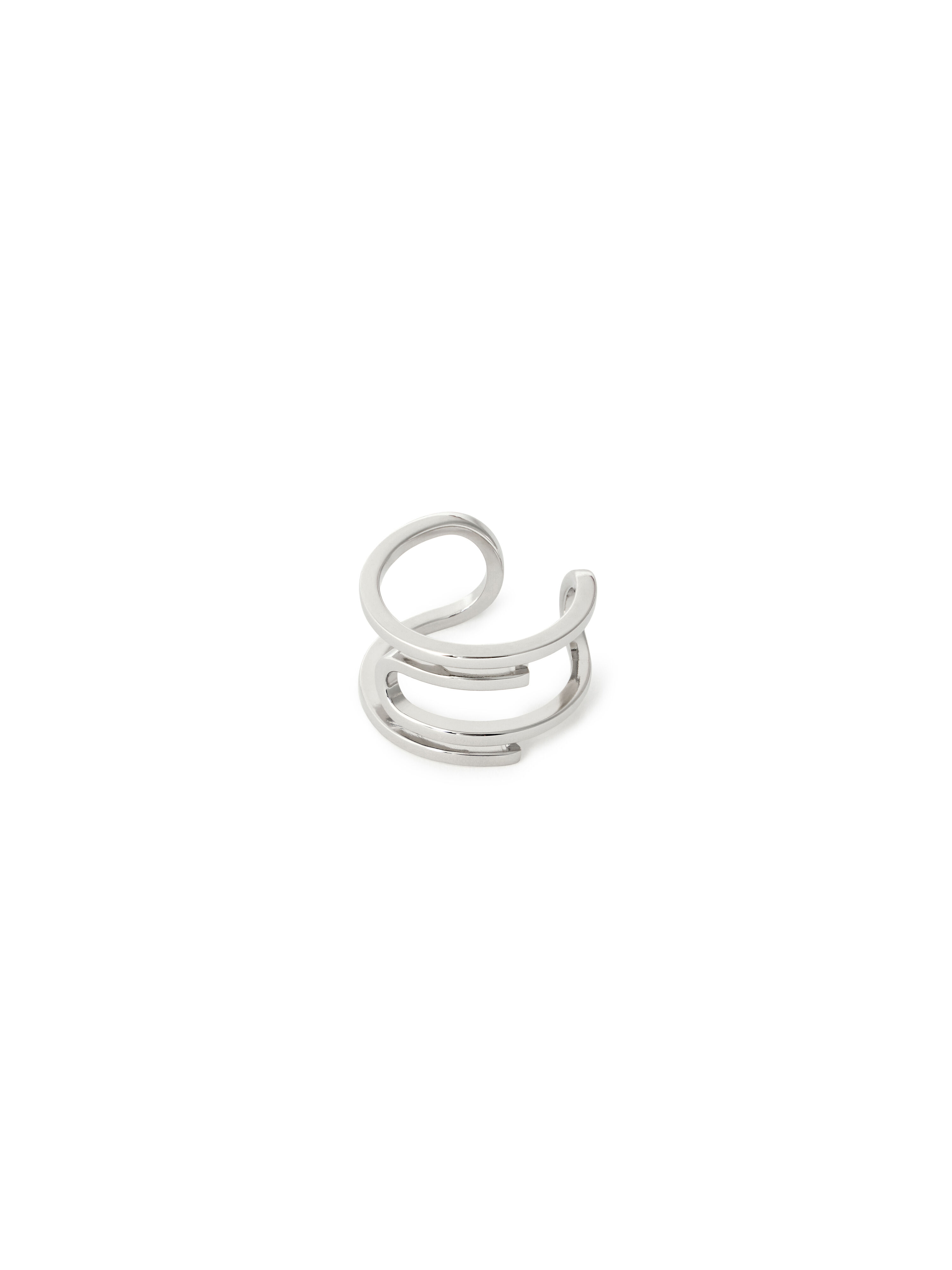 OFF WHITE Paperclip Ring SILVER - SILVER OMOC07VS26MET001
