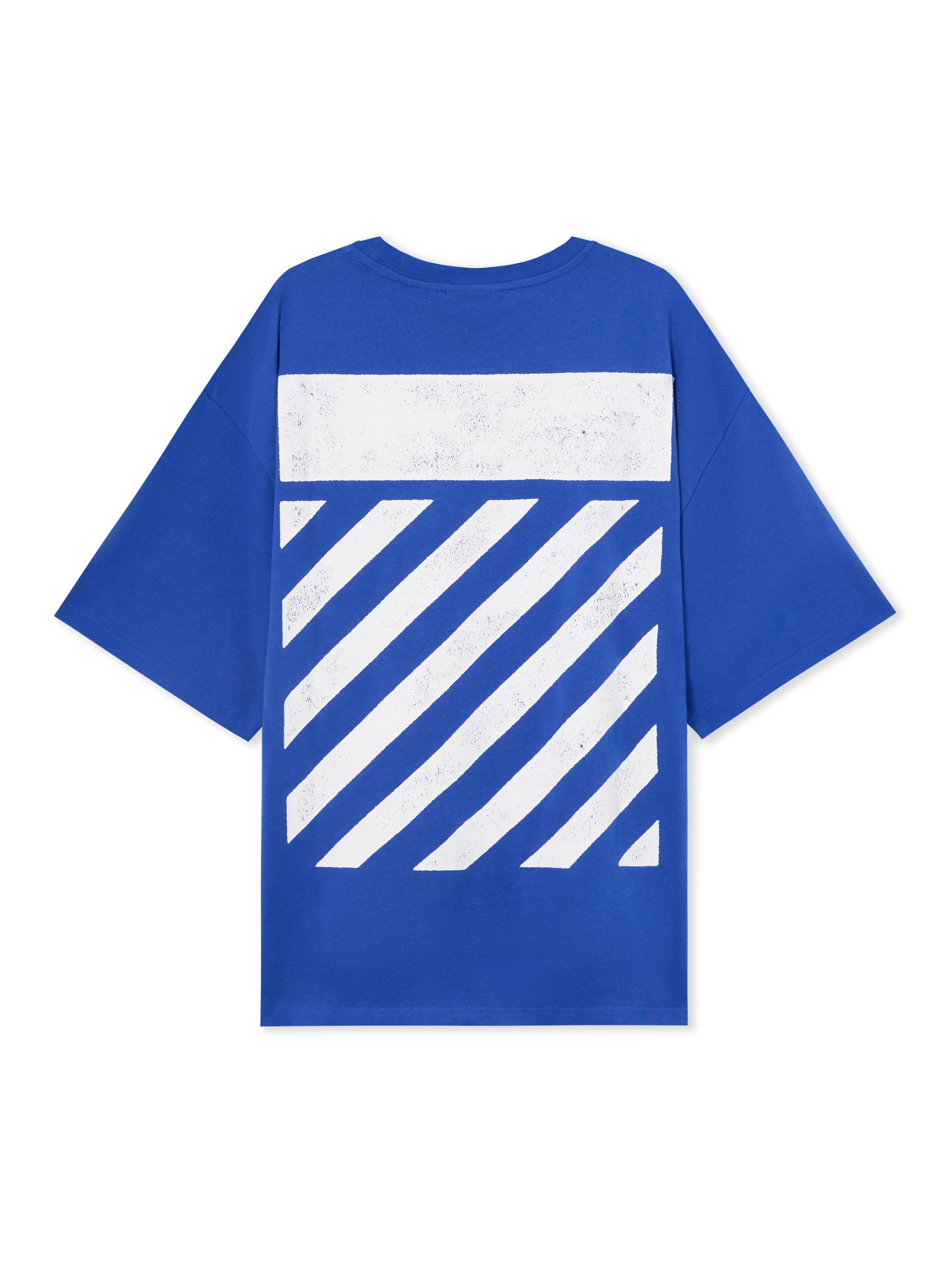L/AB Diagonal Oversized T-Shirt LAB L/AB Diagonal Oversized T-Shirt COBALT BLUE 44LABF26T054