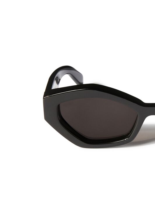 OFF WHITE Occhiali Da Sole Hilo Nero/Grigio Scuro SCHWARZ OERI144S25PLA001