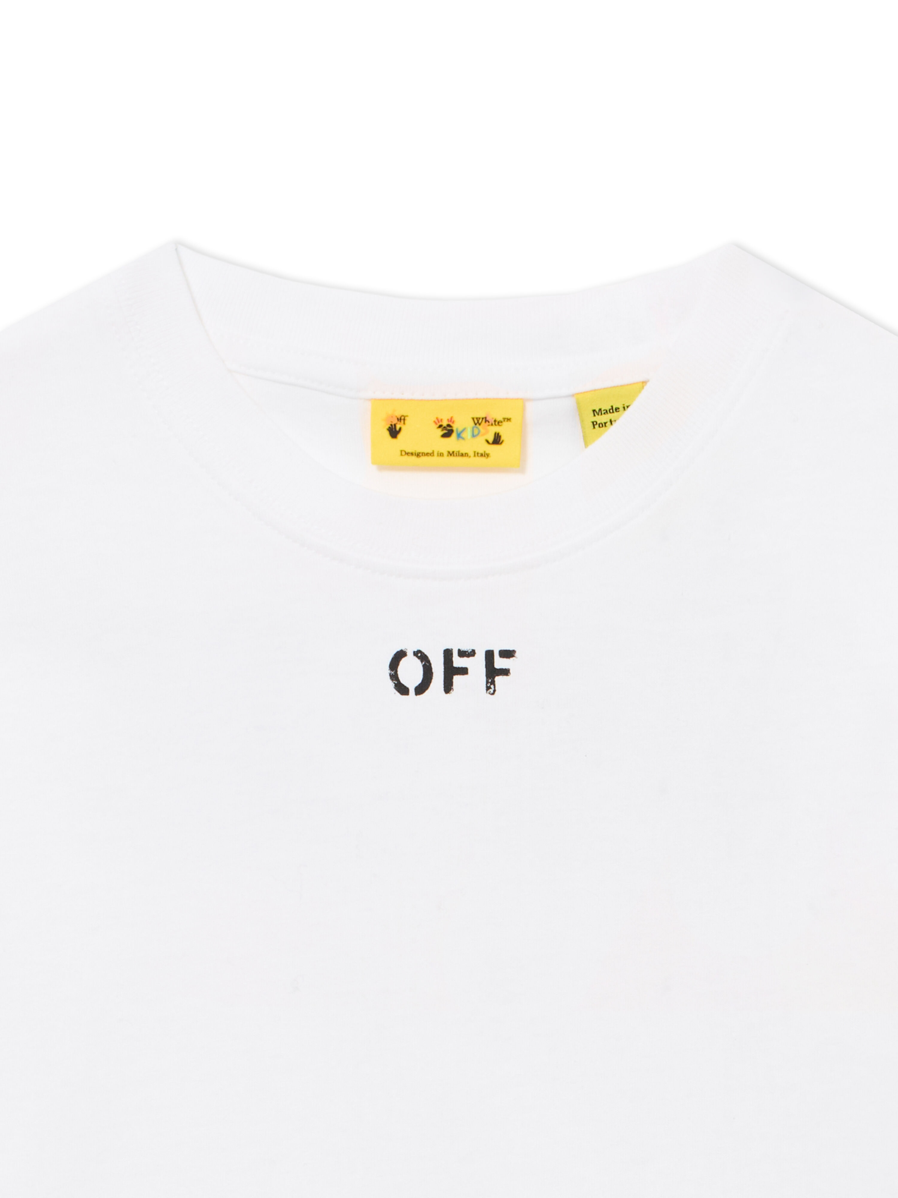 OFF WHITE Diag Watercolor Tee S/S WHITE 44GAA001S26J003