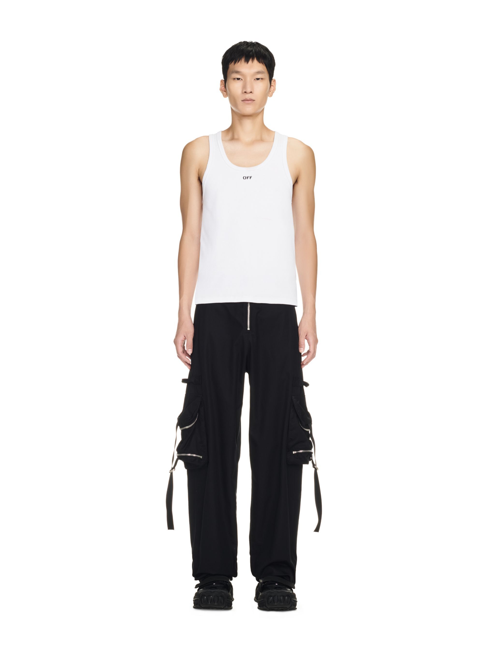 OFF WHITE Top Con Stampa BIANCO OMUY006C99JER001