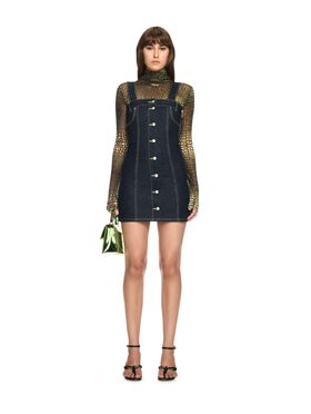 OFF WHITE Abito Stile Corsetto In Denim BLU OWYM032S25DEN001