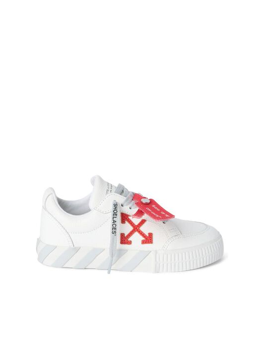 OFF WHITE Vulcanized Low Sneakers WHITE - LIGHT GREY OBIA003S26LEA001