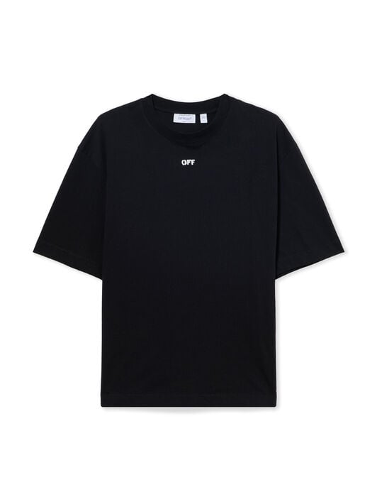 OFF WHITE Paint Arrow Skate T-shirt BLACK 44MAA120S26J00J
