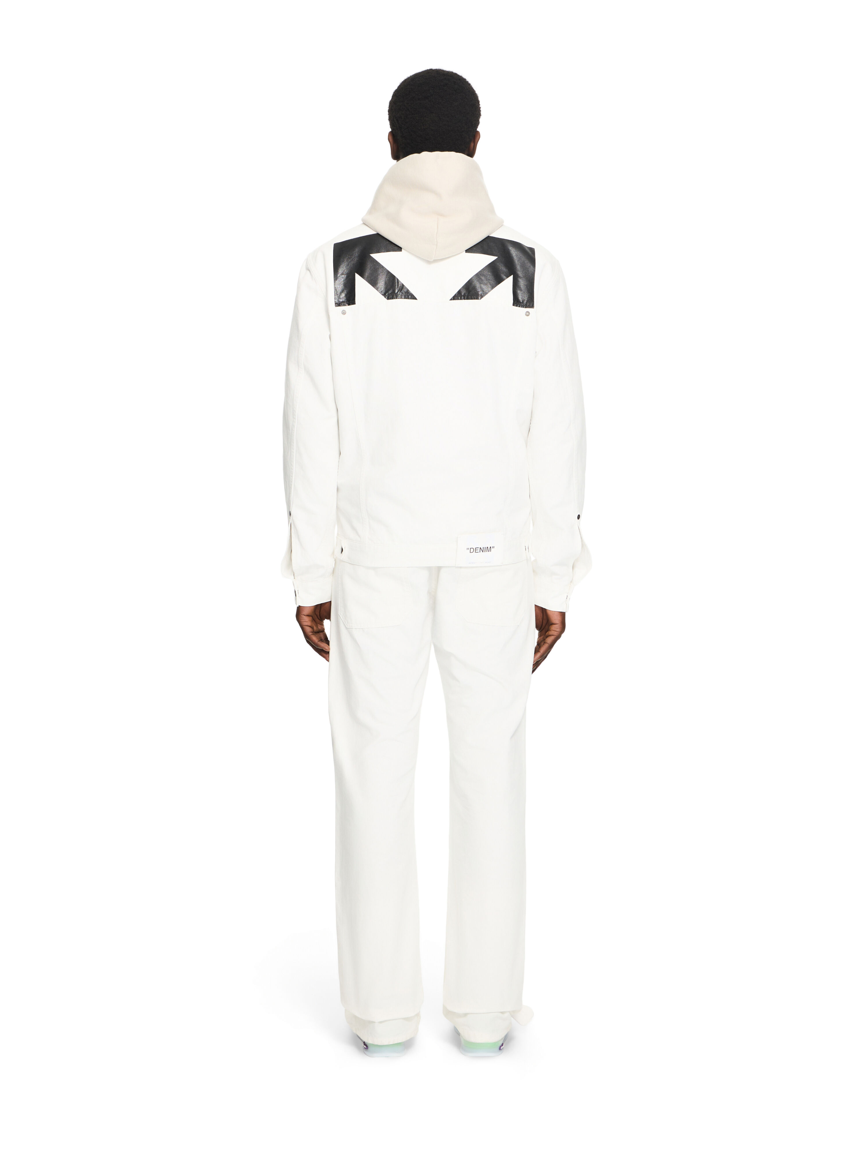 OFF WHITE Half Arrow Skate Jacket WHITE 44XEV01BS26F002