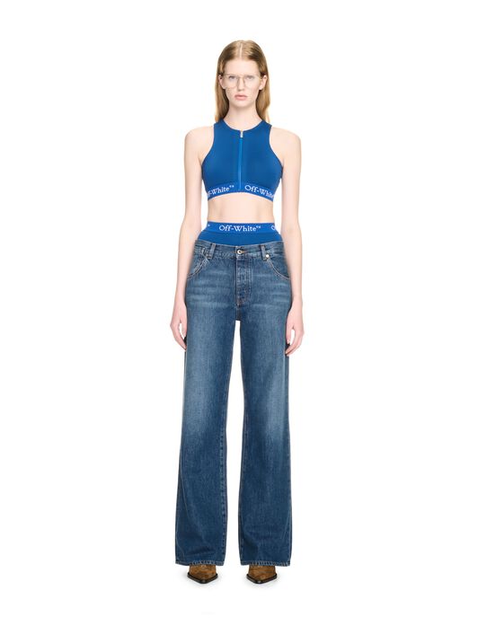 WEITE CARGO-DENIM-HOSE OFF WHITE WEITE CARGO-DENIM-HOSE BLAU OWYB019F24DEN001