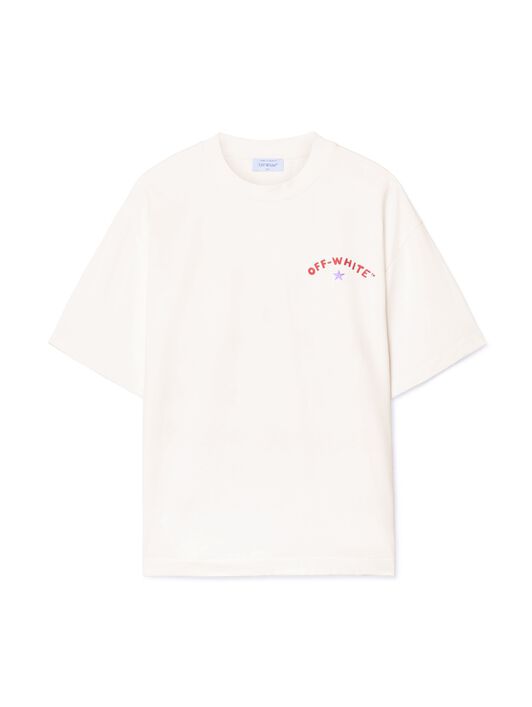 OFF WHITE Weisses T-Shirt Mit Stern Und Pfeil WEISS OMAA120S25JER008
