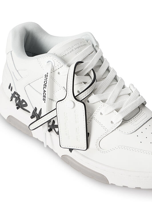 OFF WHITE Out Of Office "For Walking" Sneakers WHITE/BLACK OMIA189C99LEA01A