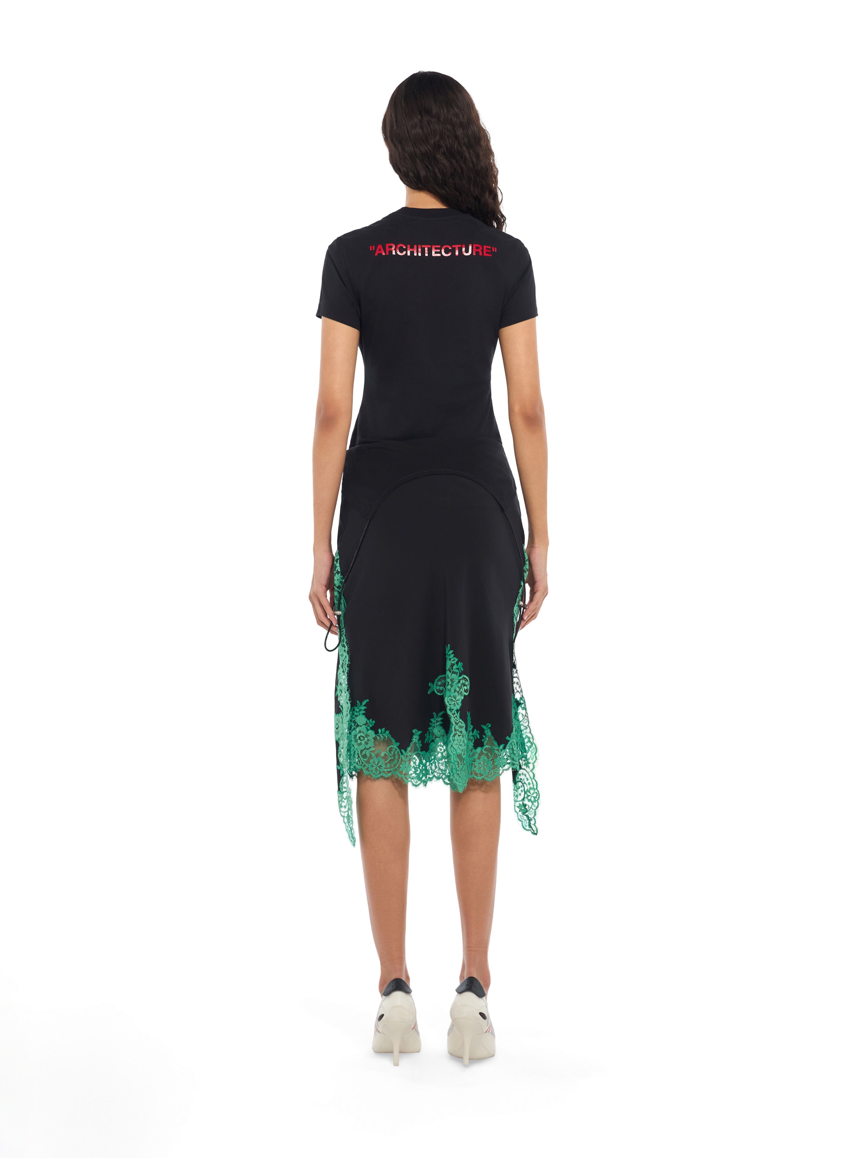 Miles Davis Architecture Slim T-Shirt OFF WHITE Miles Davis Architecture Slim T-Shirt Black-Black 2FA00774T