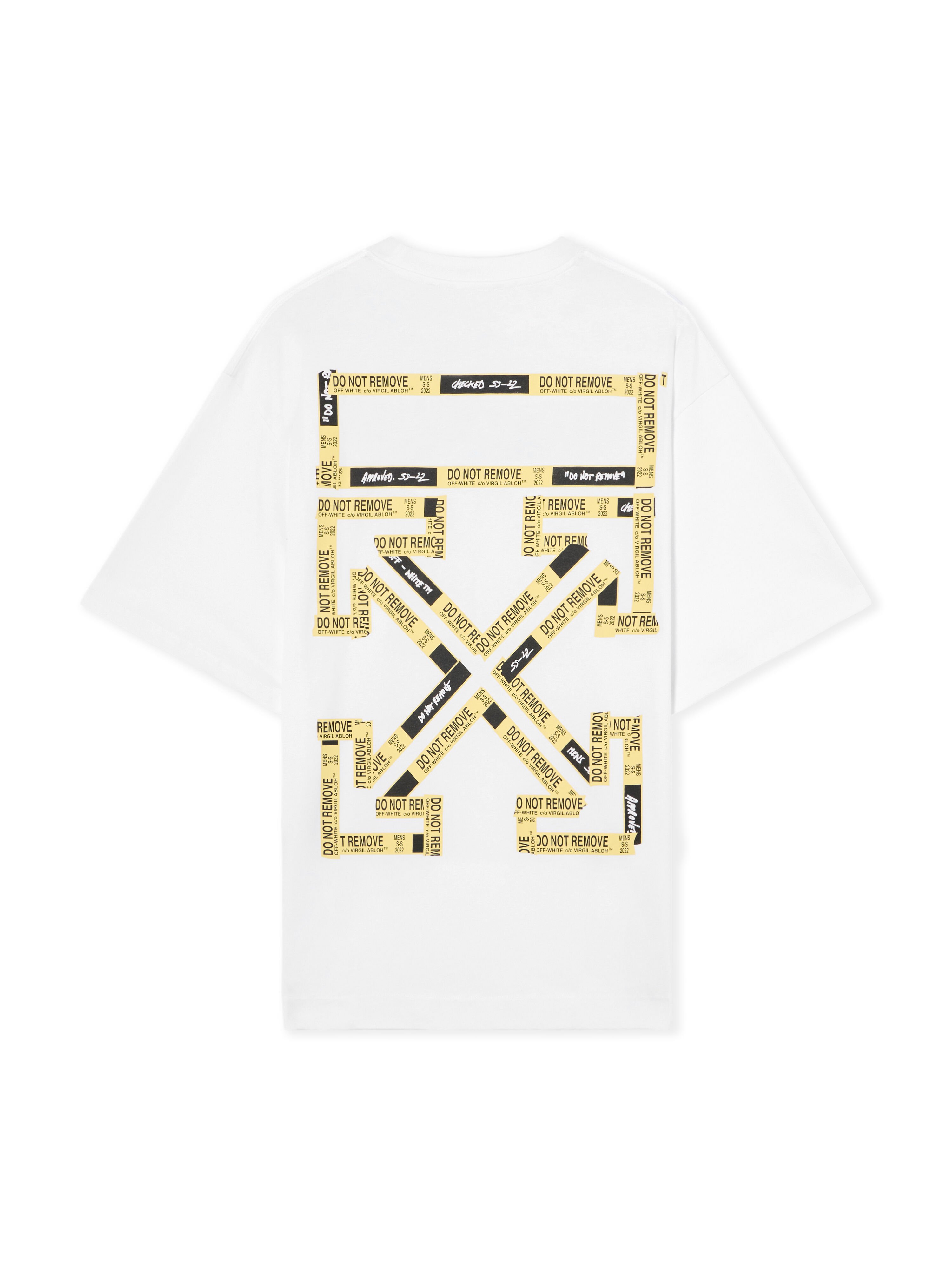 OFF WHITE Tape Arrow Skate T-Shirt WHITE 44OWOS26T082