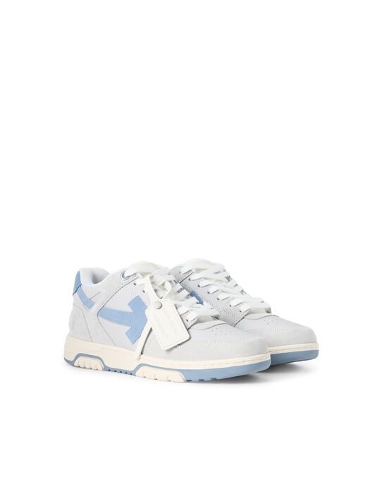 OFF WHITE Out Of Office Sneakers MEDIUM GREY - DUSTY BLUE OWIA259F25LEA005
