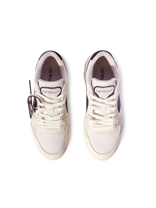 OFF WHITE Out Of Office Slim Sneakers WHITE - BLACK OMIA243C99LEA002