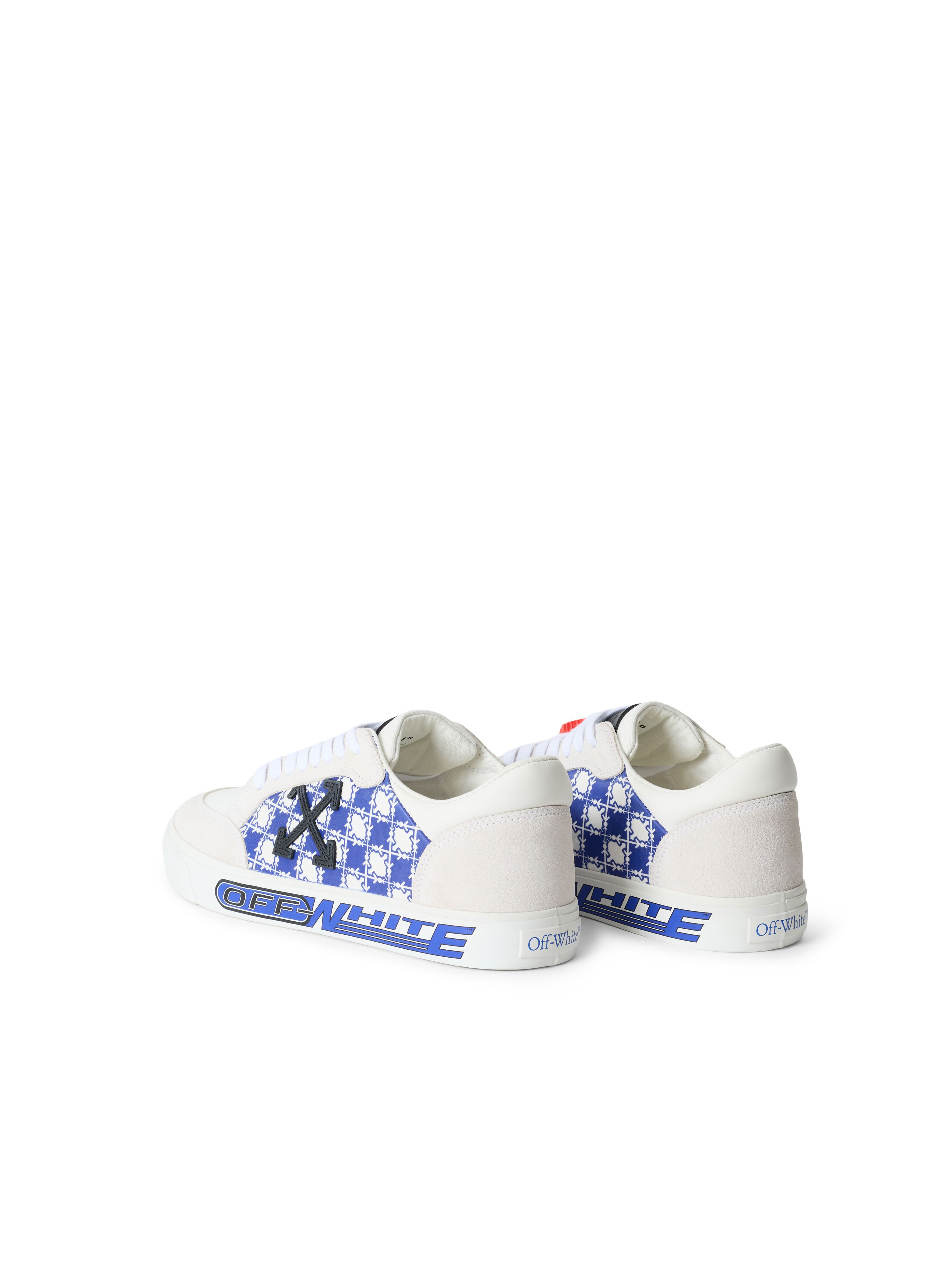 OFF WHITE Vulcanized Low Sneakers WHITE/NEO BLUE OF06006101