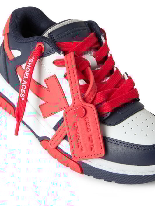 OFF WHITE Out Of Office Sneakers NAVY BLUE - RED OBIA011S26LEA001