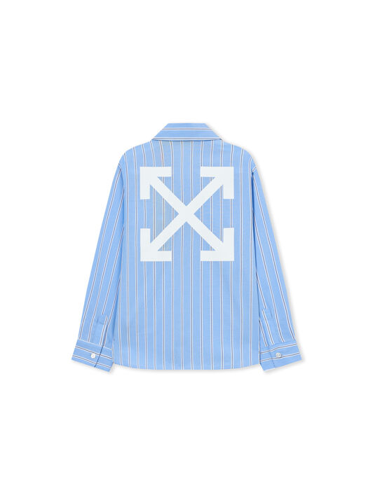 OFF WHITE Ow Embro Shirt L/S SKY BLUE 44BGA00AS26F002