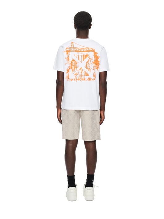 City Nature Regular T-Shirt OFF WHITE City Nature Regular T-Shirt WHITE 44MAA16MF26J00D