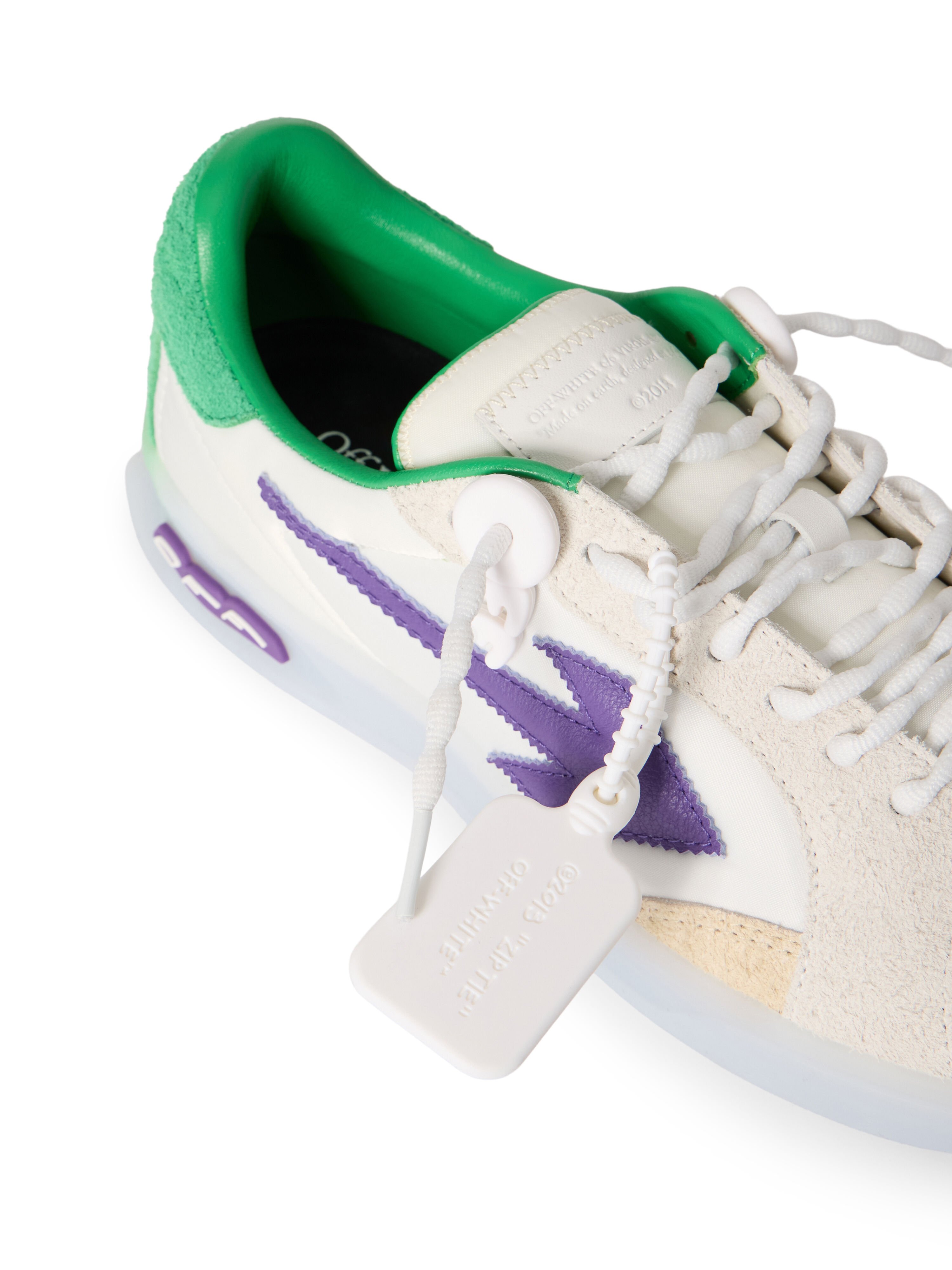 OFF WHITE New Slim Sneaker WHITE - PURPLE OWIA28NS26FAB002