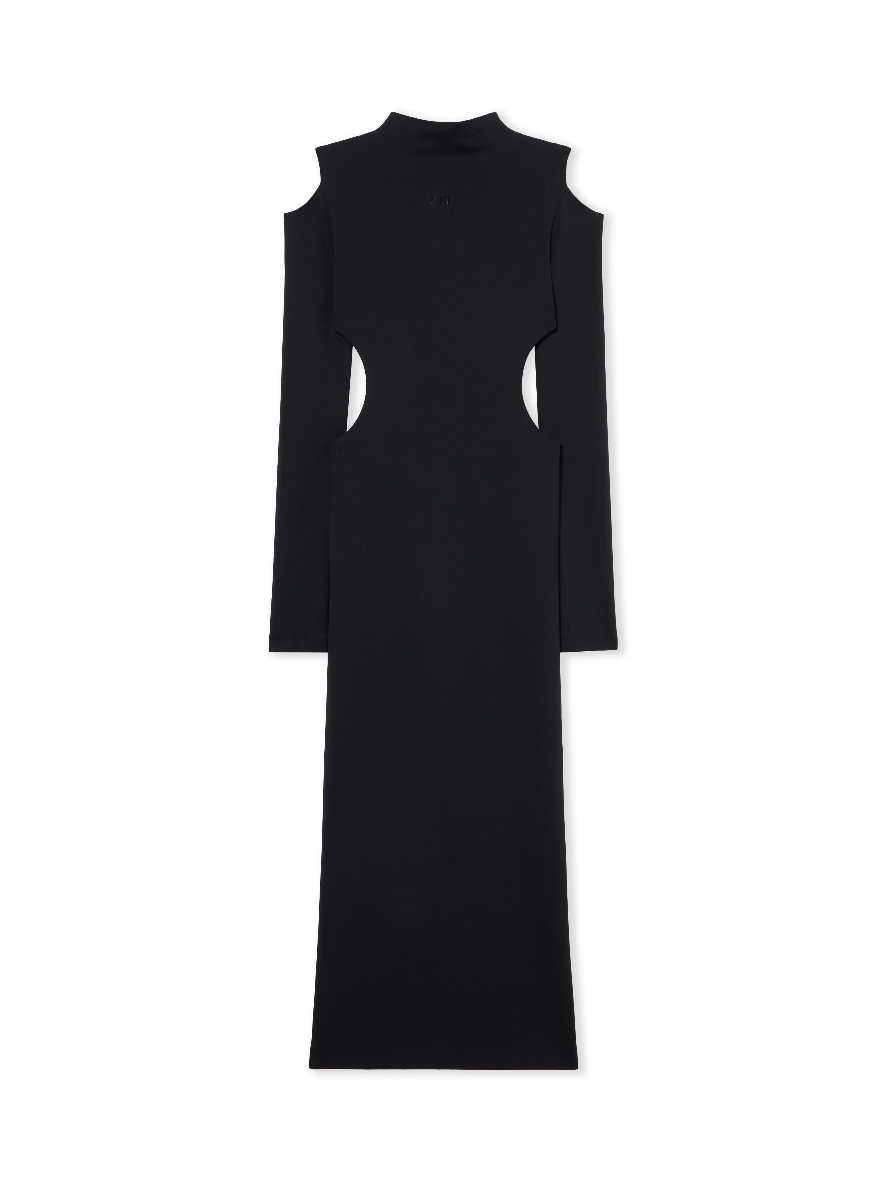 OFF WHITE Sleek Meteor Dress Black-Black 2DB56JS26JER001