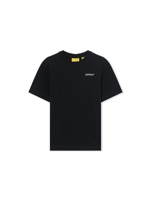 OFF WHITE Scribble Diag Tee S/S BLACK 44BAA002S26J009