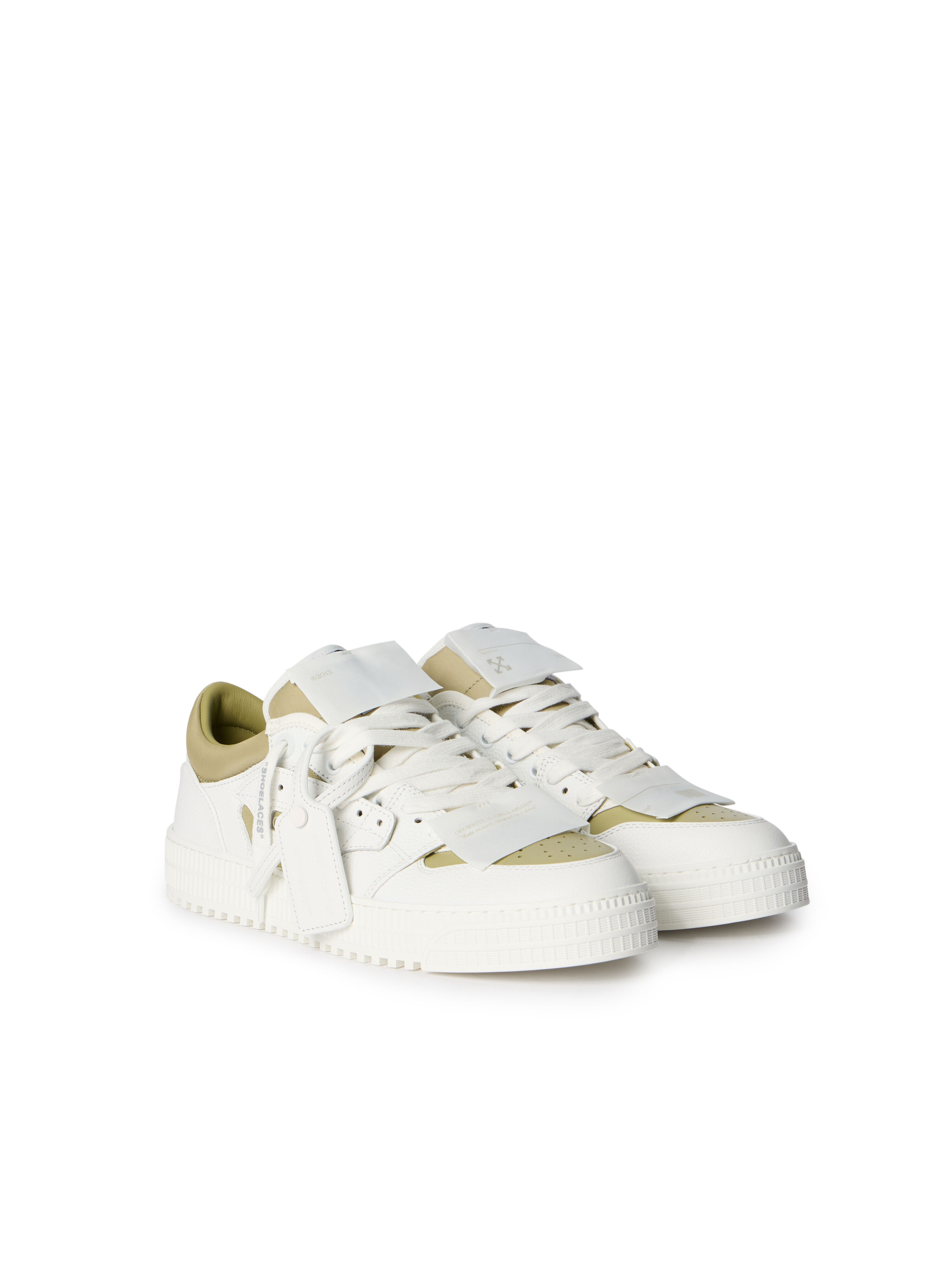 3.0 Off Court Low Top Sneakers in WHITE - GREY GREEN for Men | Off