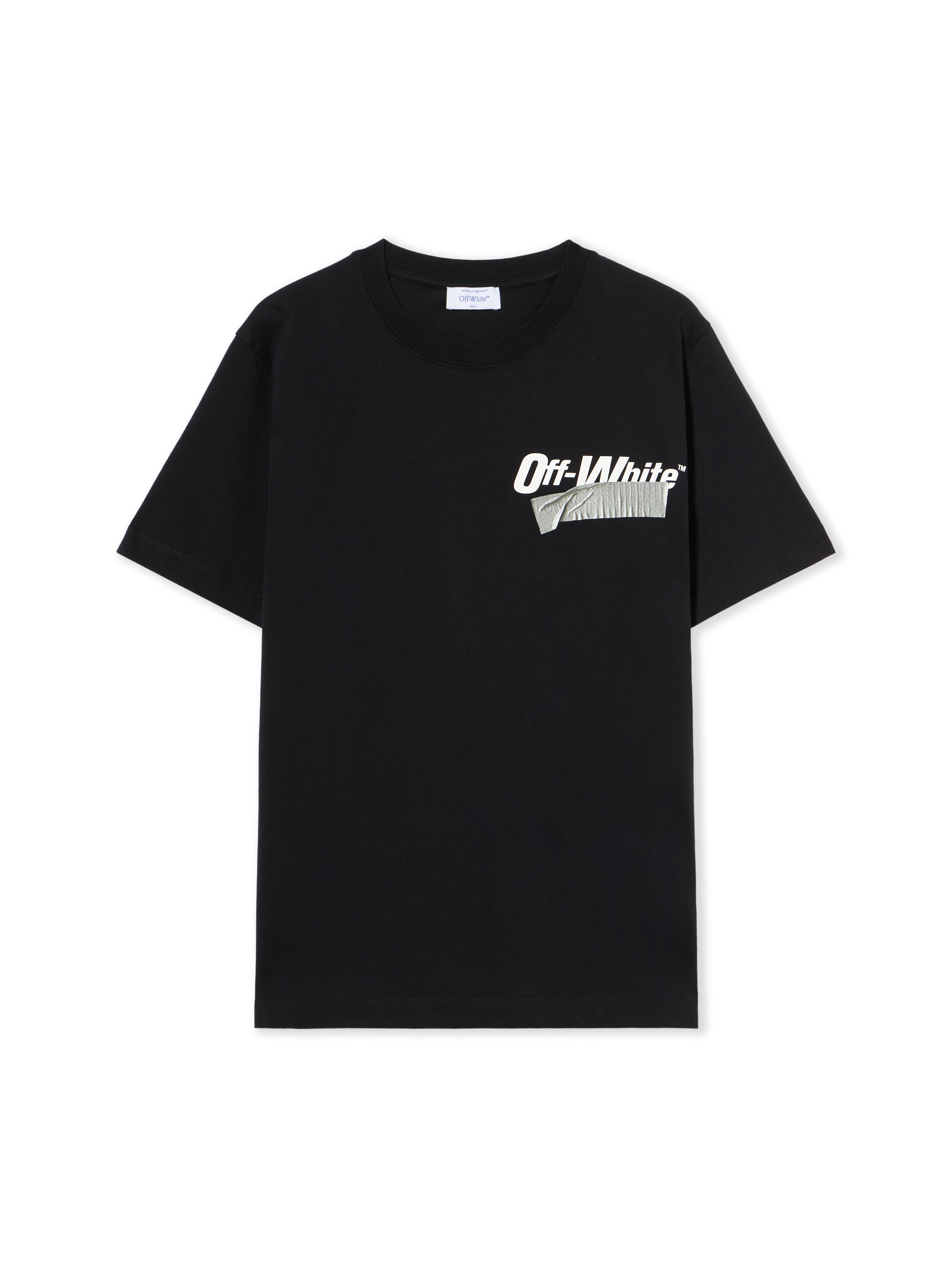 Cupid Tape Slim T-Shirt OFF WHITE Cupid Tape Slim T-Shirt BLACK OMAA027F25JER00B